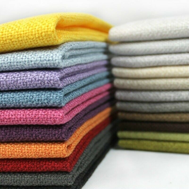 Thick Fabric Table Cloth Burlap DIY Cushion Upholstery