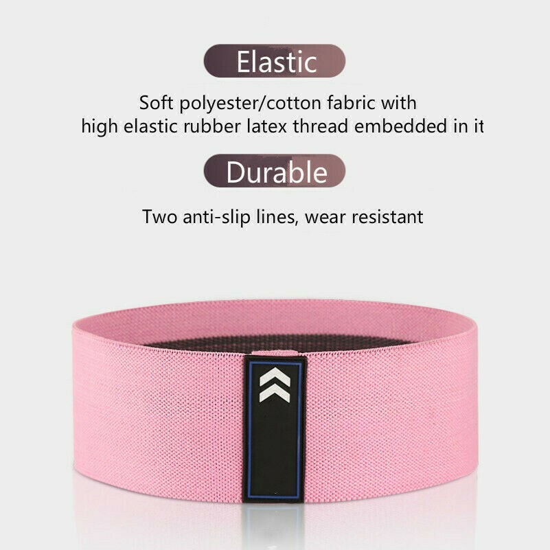 Unisex Widerstand Band Elastic Rubber Latex Portable Buttock Workout Tool
