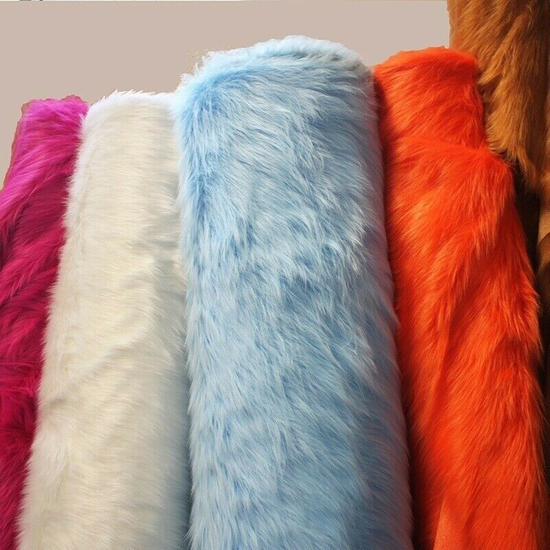 9cm Lungo Peluche Tessuto Finta Pelliccia Soffice Panno Cosplay Abiti Gioielli