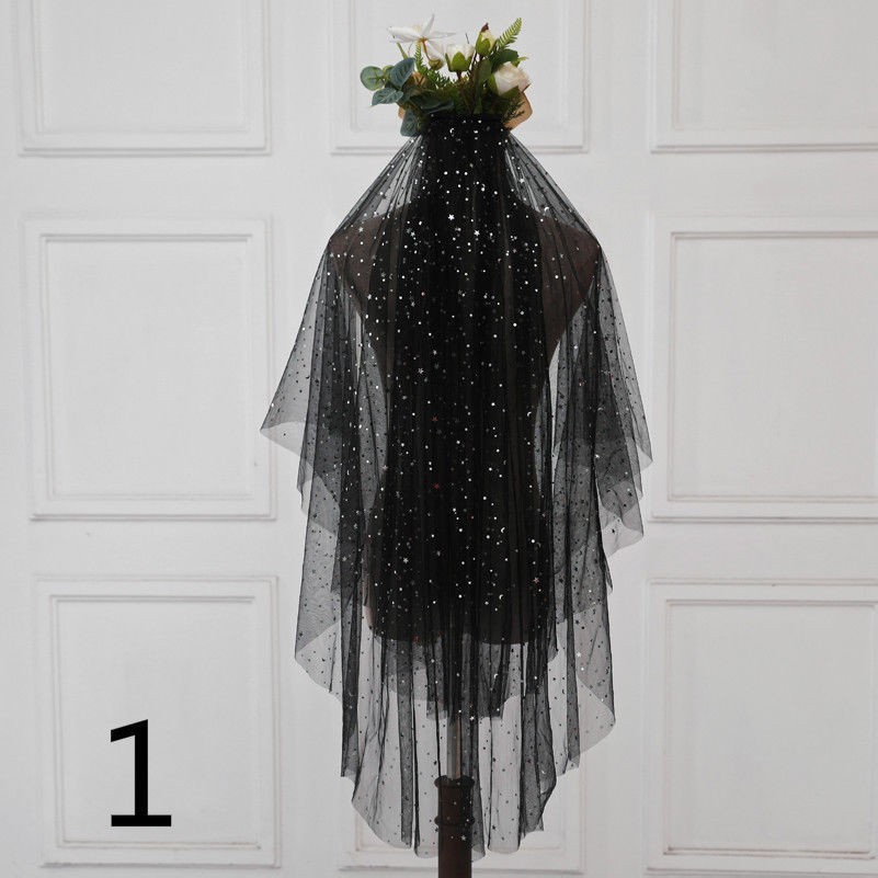 femme-noir-mariage-noces-voile-avec-peigne-mari-e-lolita-gothique-f-te-vintage