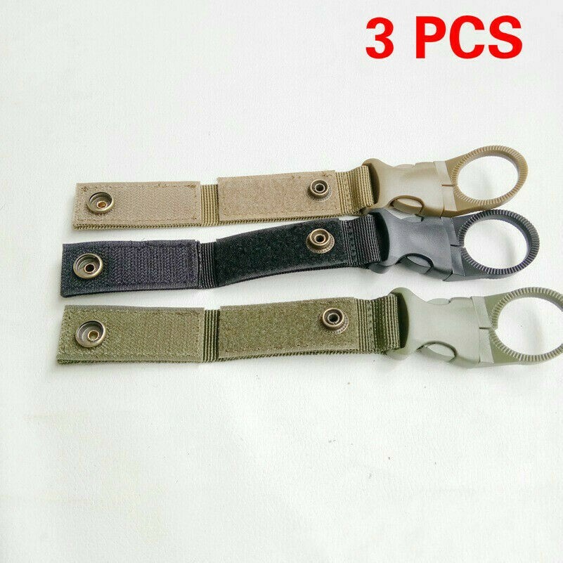 Außen Wasserflasche Halter Clip Taktische Karabiner Gürtelschnalle Wandern