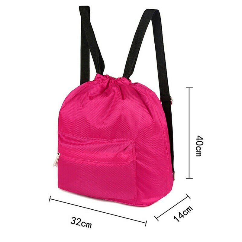 Outdoor Bags Swimming Gym Sports Drawstring Bag Pouch Swim Beach Storage Bag New