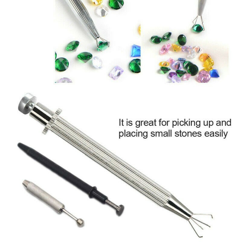 Bijoux Perle Diamant Gemme Serrage Support Tong Ramassage Outil Pince à Épiler