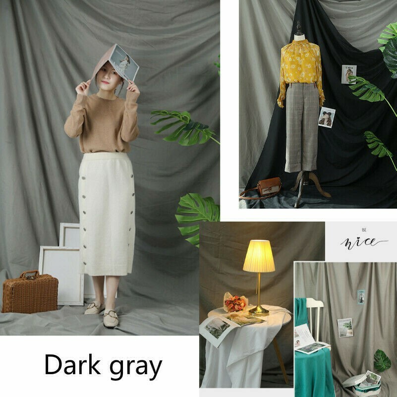 8 Color Photo Backdrops Cloth Studio Screen Background Cloth Solid Fabric