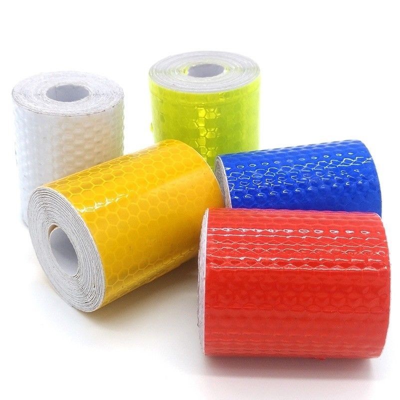 High Intensity Reflective Tape Hi Vis Safety Warning Stickers Car Bicycle DIY