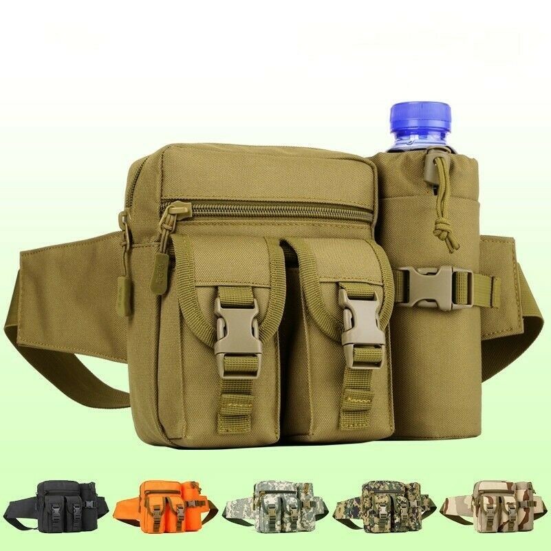 Waist Pack Belt Bum Bag Military Tactical Outdoor Hiking Fishing Camping Cycling