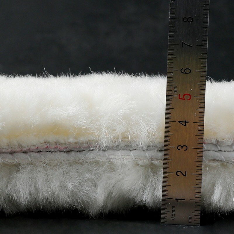 1 Paar Schafsfell Schaf Wolle Schuhe Einlegesohle Stiefel Warm Flauschig Unisex