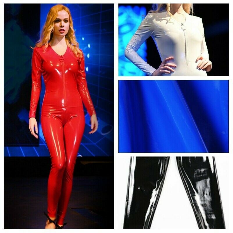 lady-spandex-faux-latex-bodysuits-catsuit-wet-look-costume-dance-club-sexy-shiny