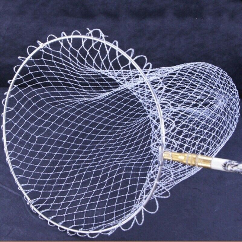 Rechange Pêche Épuisette Maille Résistance Élevée Poisson Sac Divers Tailles