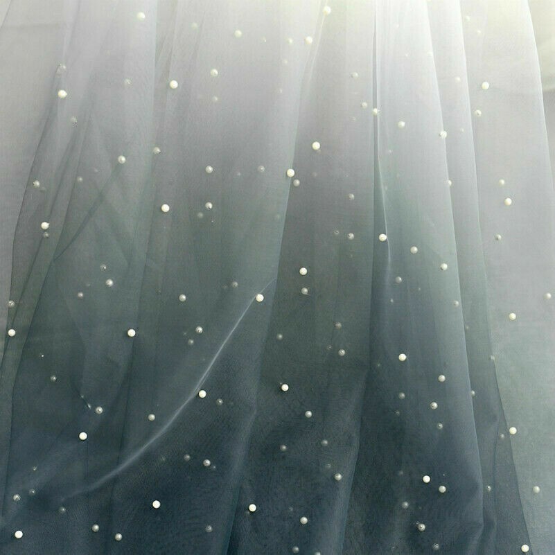 Netzstoff Perlen Kunstperle Gradient Schneiderei Vorhang Hochzeit Braut