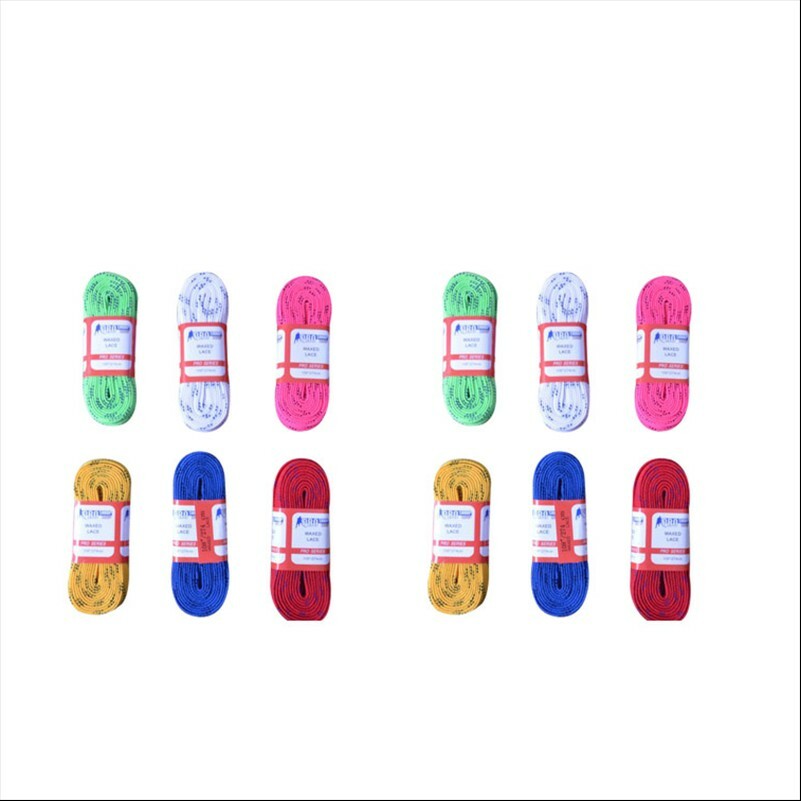 une-paire-hockey-skate-chaussure-dentelle-cire-lacets-sangle-sports-entra-nement