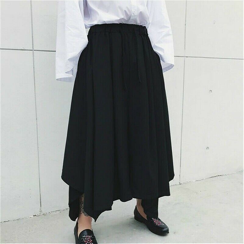 Hommes Hip Hop Pantalon Danse Asymétrique Jambes Larges Bouffant Culotte
