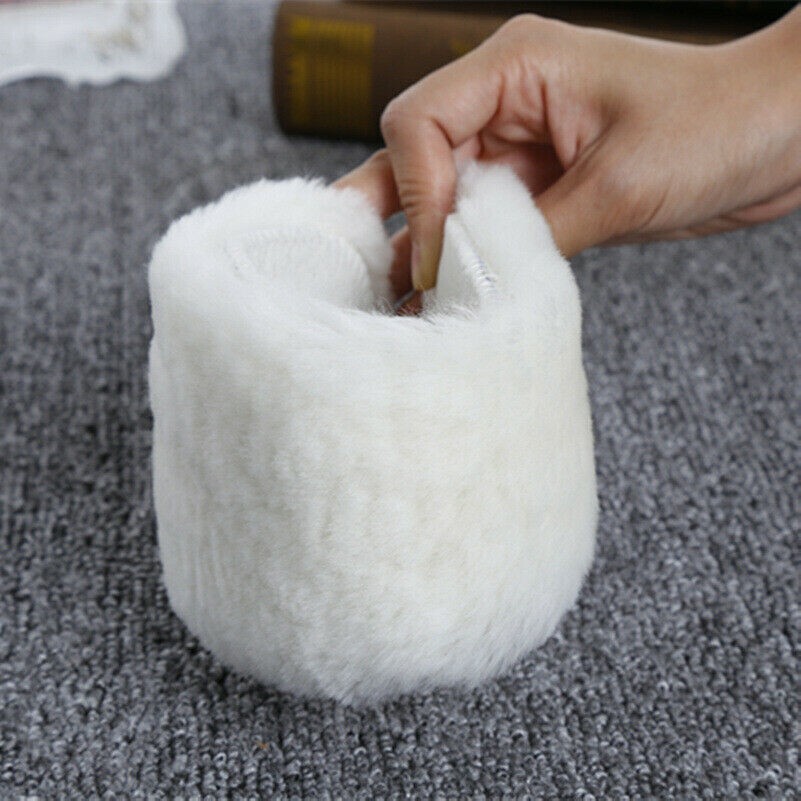 Wool Sheepskin Insoles Fluffy Thick Thermal Shoes Boots Pad Mat Inner Soles SPW