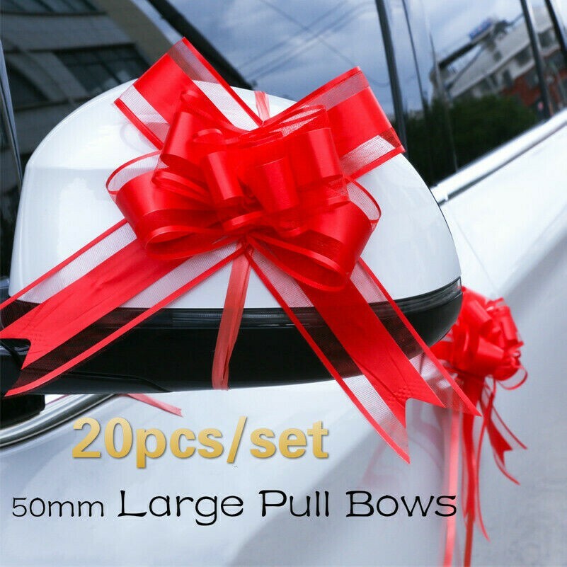 20pcs-organza-fleuriste-tirer-noeuds-ruban-mariage-voiture-d-cor-cadeau-packaing
