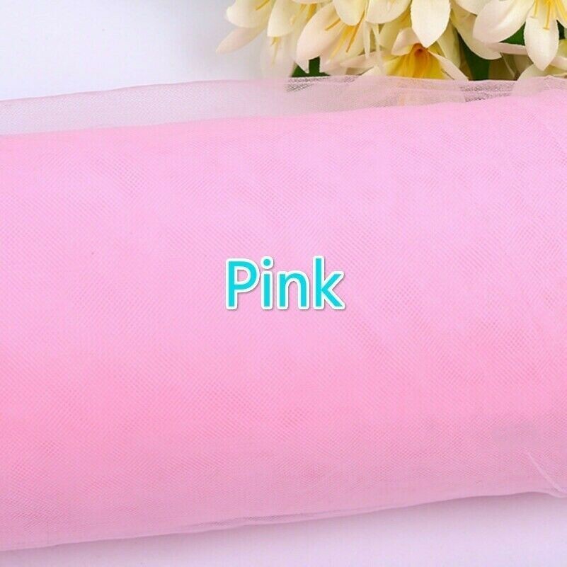 10M Tulle Mesh Fabric Table Skirt Dress Voile Curtain Party Background Art Decor