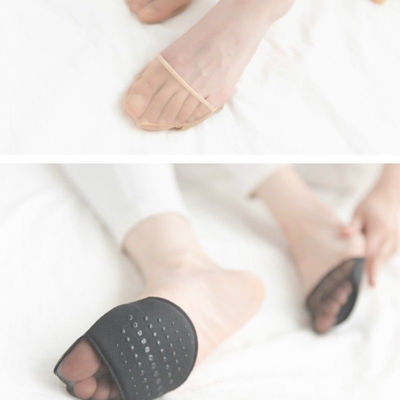 5x-femme-maille-antid-rapants-talon-haut-doublure-chaussettes-invisible-demi