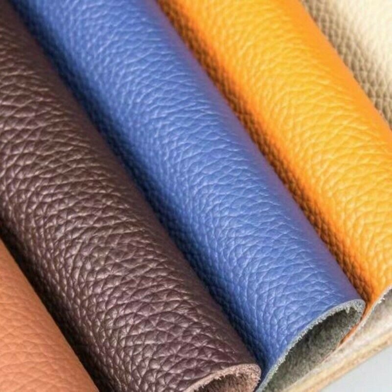 Genuine Real Leather First Layer Cowhide Fabric DIY Craft Scrap Wallet Making