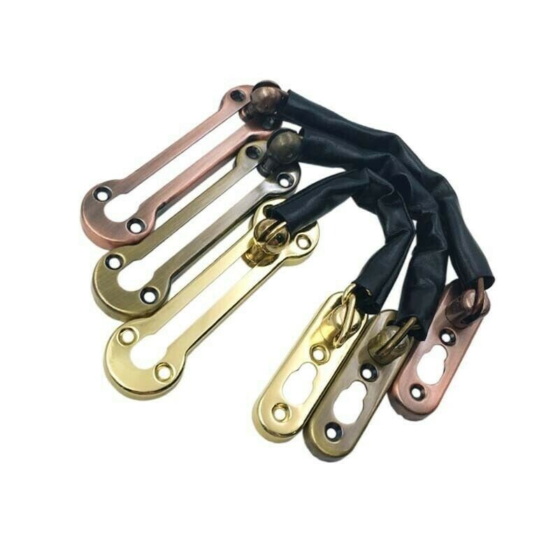 Spesso Antifurto Bold Porta Catena Acciaio Inox Albergo Fibbia Bullone Oro Rosso