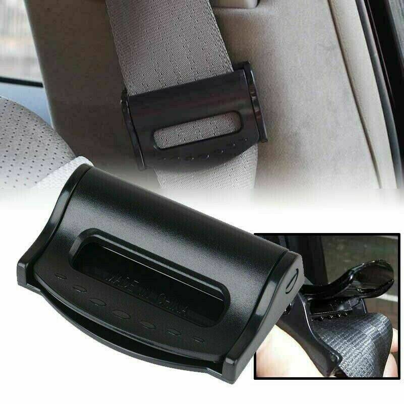 2x Auto Sicherheitsgurt Clip Verstellung Verschluss Band Stopper Klemmen Sicher