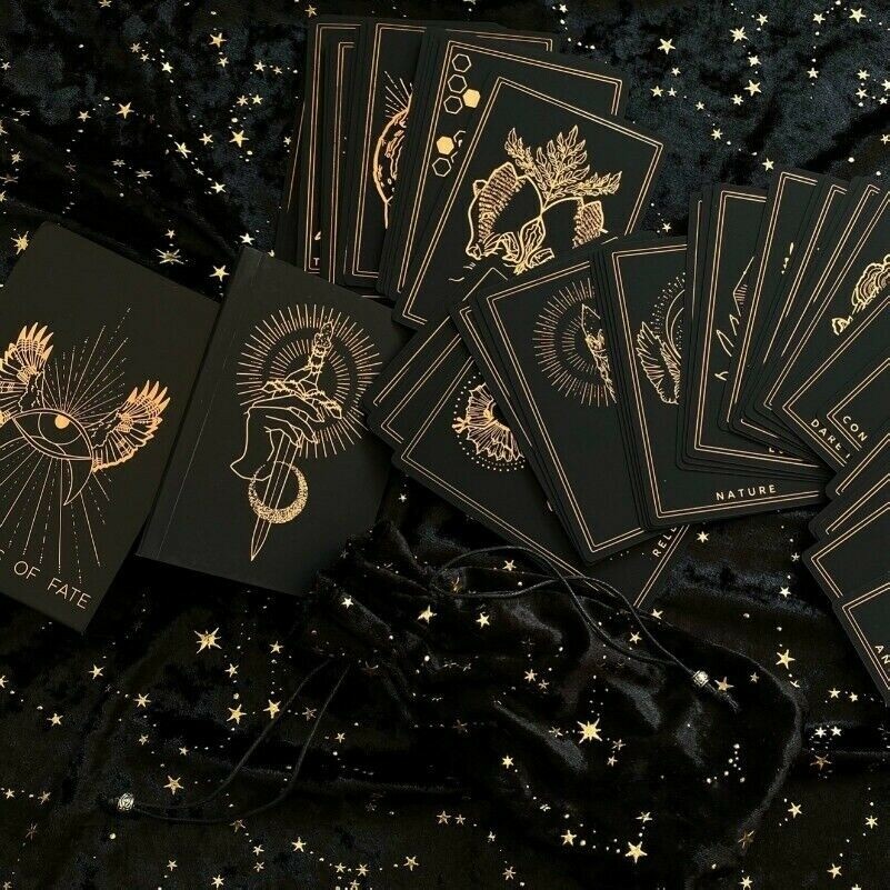 Altar Tarot Karten Tasche Tuch Tischdecke Weissagung Hexen samt Wandteppich Star
