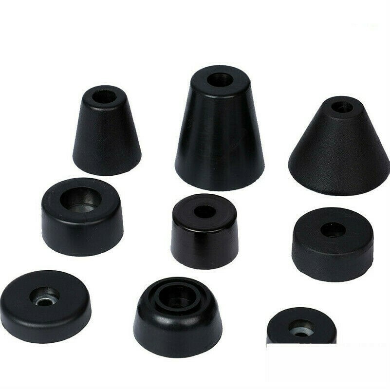 4 Pcs Rubber Speaker AMP CD Isolation Damper Feet Stand Subwoofer Pad Foot