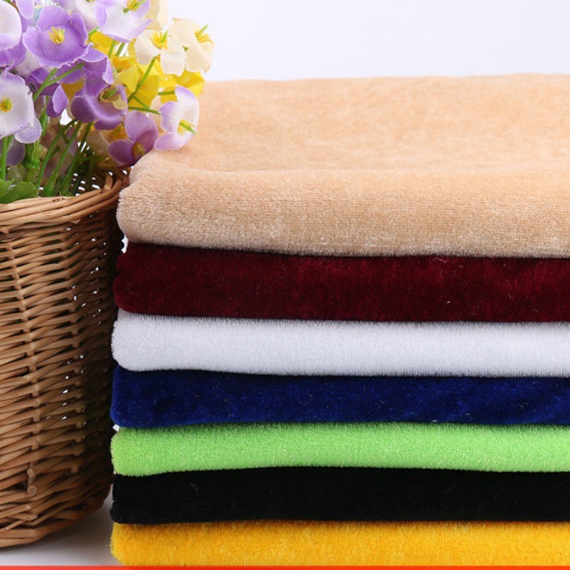 Stretch Velvet Fabric for Cloth Tablecloth Background Upholstery Craft 100 160CM