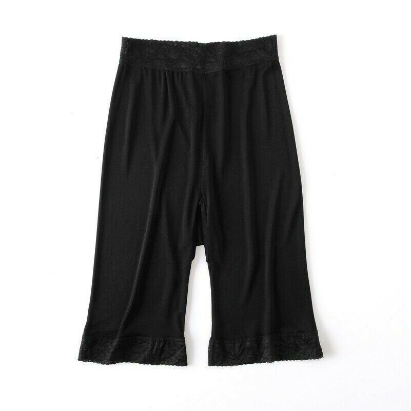 women-silk-stretch-underwear-underpants-safety-pants-under-shorts-lace-soft