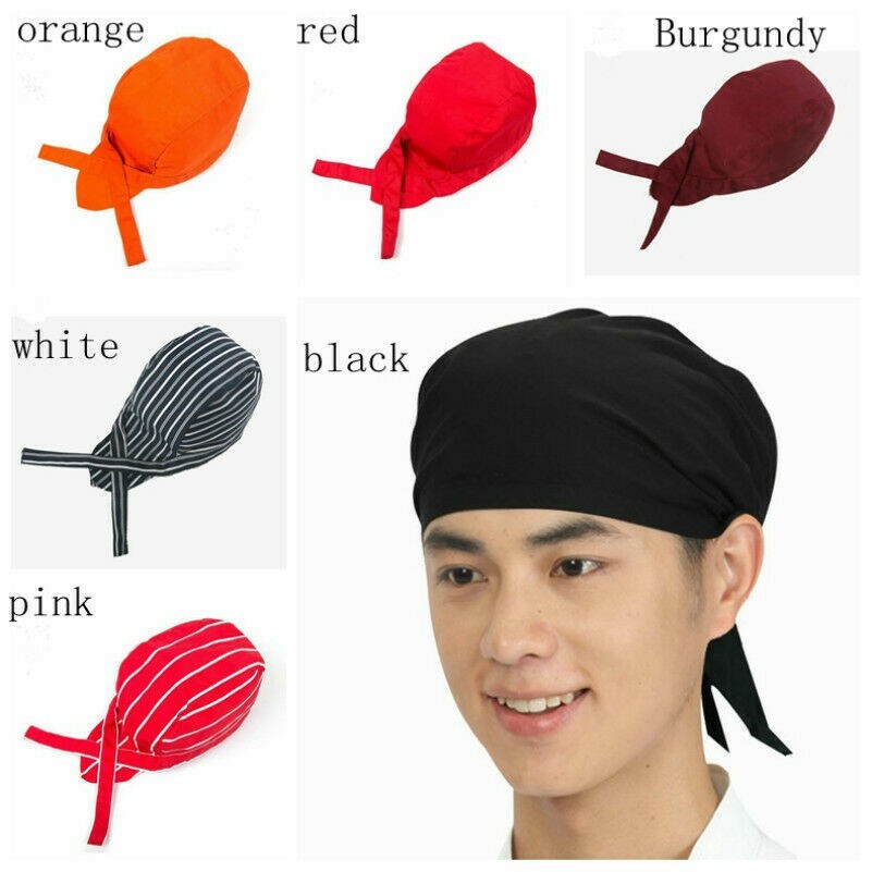 Chef Hat Working Cap Hood Japanese Cuisine Restaurant Waiter Men Sushi Turban