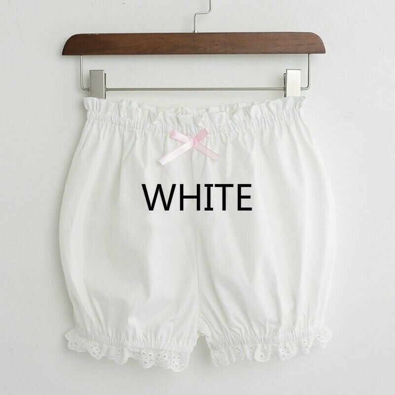 Damen Shorts Höschen Kürbis Pluderhose Unterhose Unterwäsche Rüschen Spitze