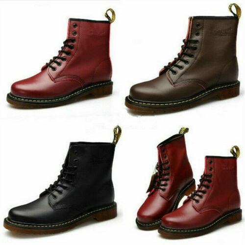 Neu Dr Martens Doc 1460z Lederstiefel Boots Stiefel Smooth 8 Eye Loch GR 35-46