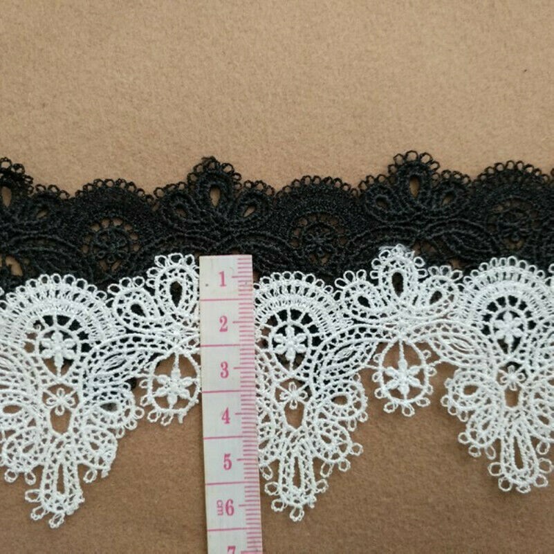 4M Spitzenrand Band Nähen Basteln Hochzeit Brautkleid Bestickt Vorhang