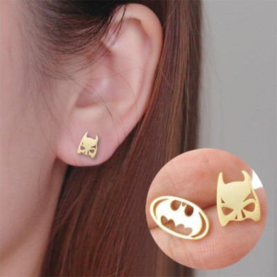 Women's Fashion Jewelry Batman Earrings Super Hero Character 49-9