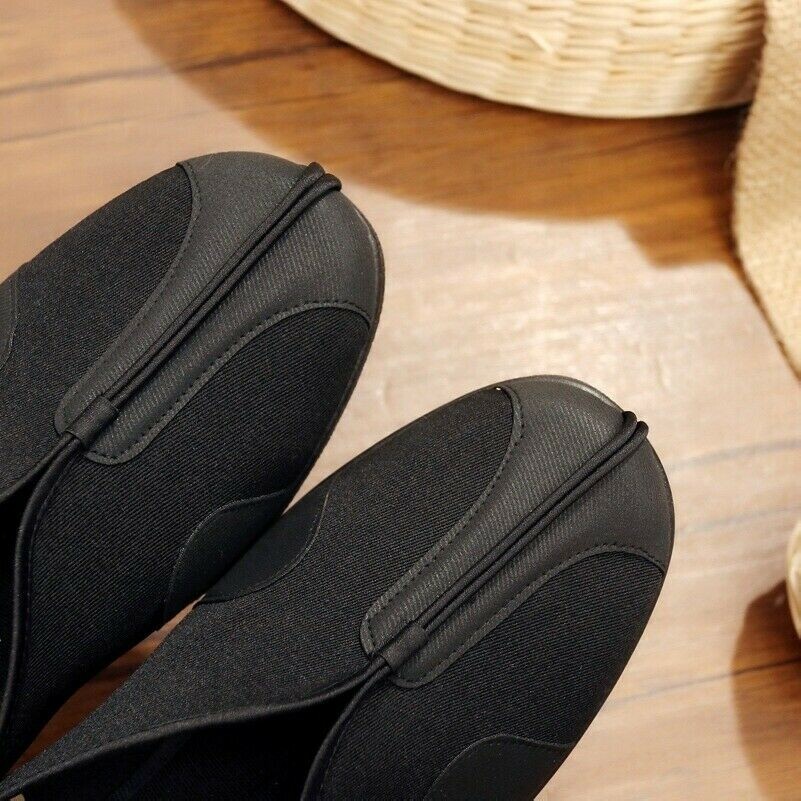 Men Chinese Style Shoes Cloth Retro Handmade Tai Chi Kung Fu Casual Rubber SHP