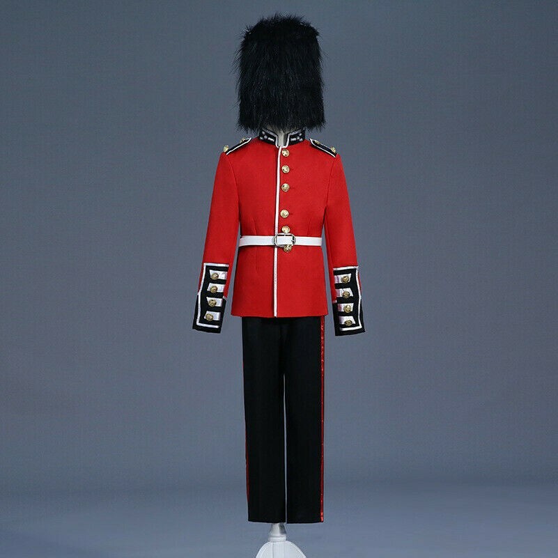 Ragazzi e Bambini British Royal Guardia Costume Uniforme Giacca Ussaro Drum