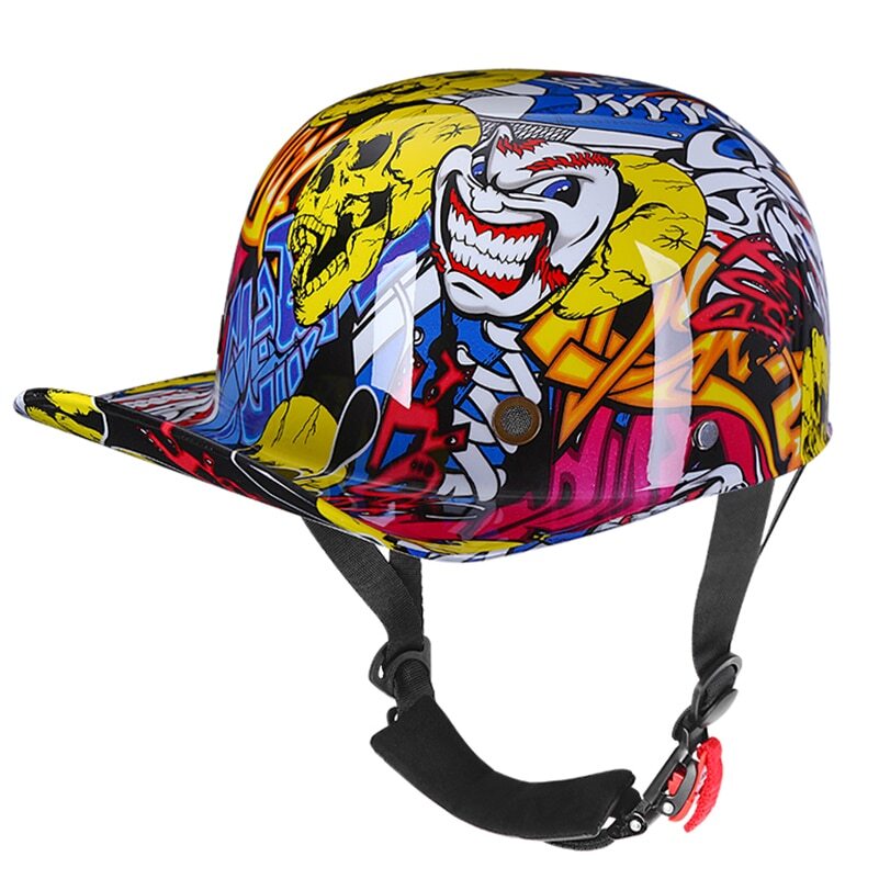 New Vintage Motorcycle Helmet baseball cap helmet men women children scooter