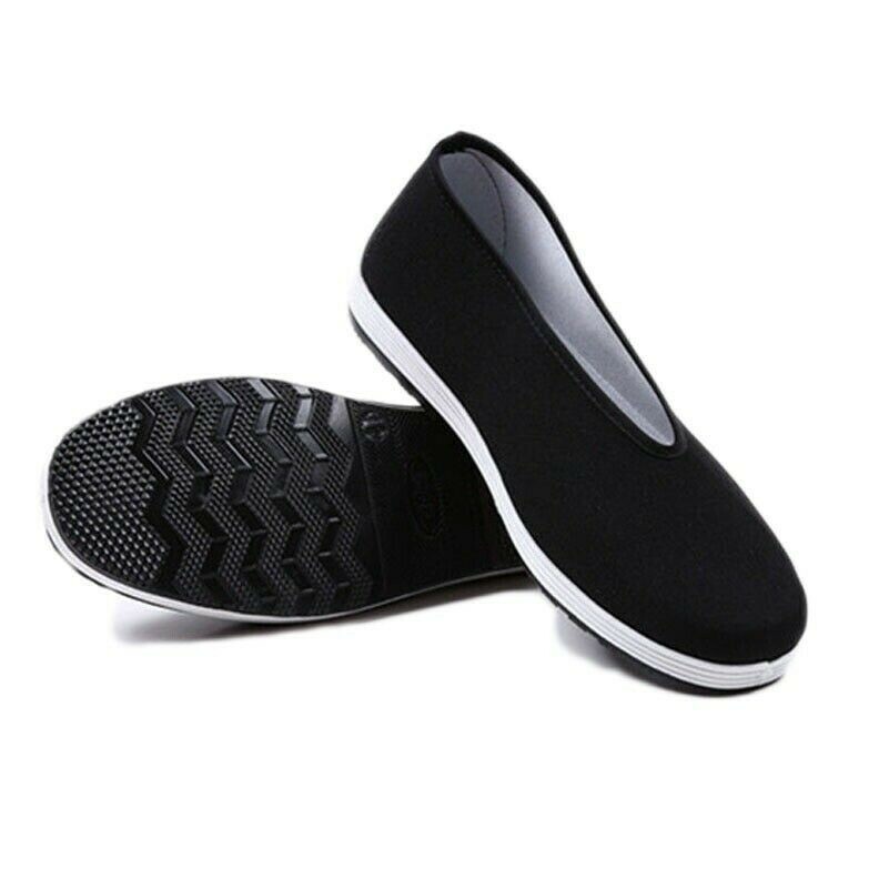 Mens Kung Fu Tai Chi Cloth Shoes Shaolin Martial Sneakers Casual Old Beijing
