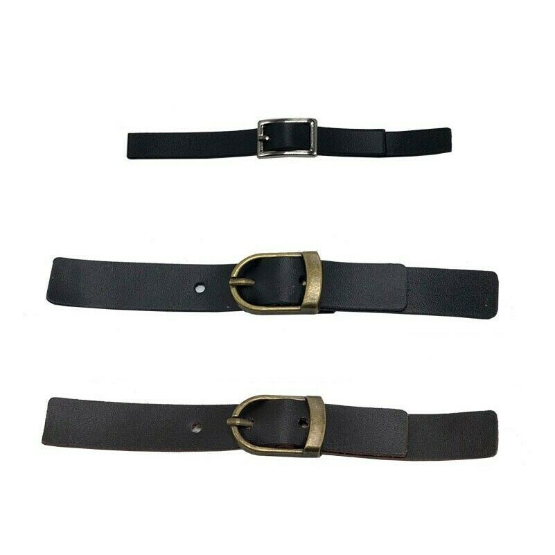 2 X Leder Schnalle Knopf Gurtband Metallisch Knebel Nähen Zubehör