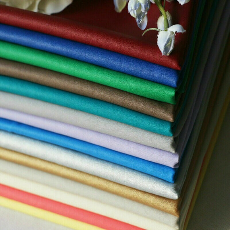 Kunstleder Stoff Kunstleder Stretch Weich Nähen Handwerk Tasche Bekleidung DIY