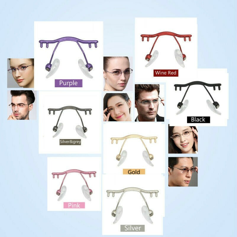 Eyewear Nose Bridge Replacement Anti-Slip Glasses Accessories Rimless Frame