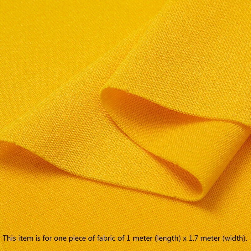 Tinta Unita Elasticizzato Maglia Tessuto Elastico Spandex Vestiti Fodera Tessuto
