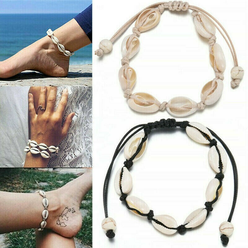 Estate Spiaggia Conchiglia Bracciale Donna Gioielli Caviglia Piede Catena