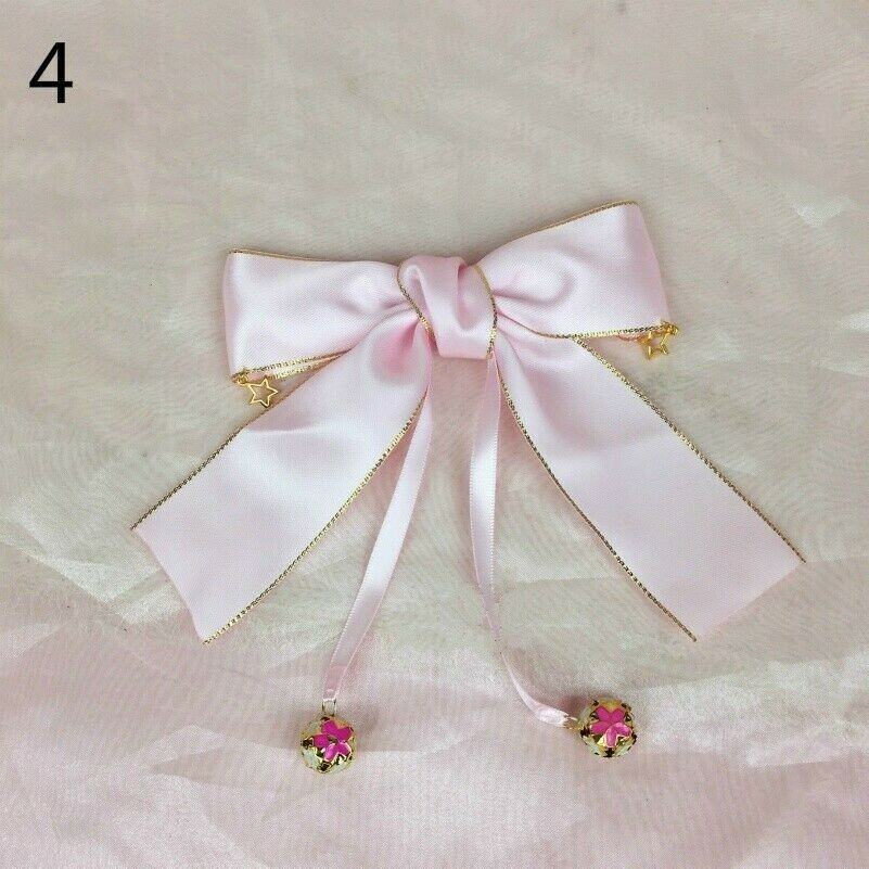 Women Lolita Gothic Hair Pin Clip Sweet Kawaii Bowknot Barrette Accessories