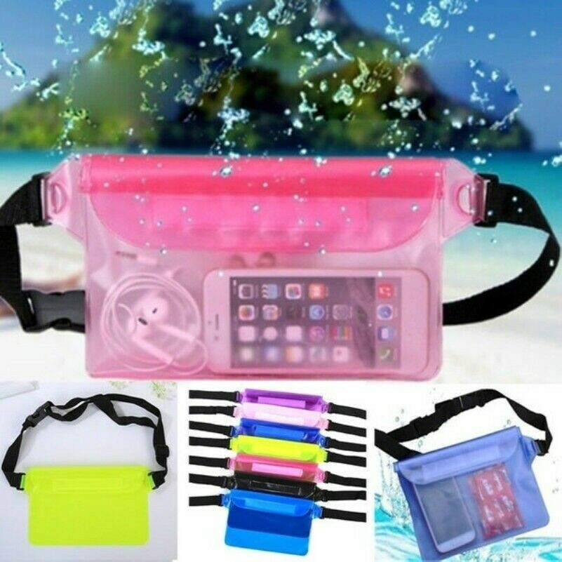 Waterproof Waist Bag Pouch Keep Dry Case Pack Pocket Sport Swimming Beach