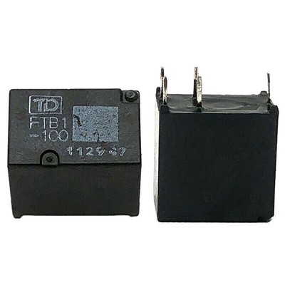 2Pcs FTB1-100 12VDC Automotive Relay 5Pins #A6-38
