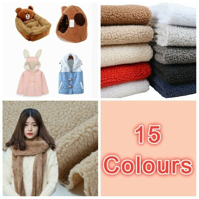 faux-sheepskin-sherpa-fleece-fabric-material-coat-scarf-shoe-lining-by-meter-ym0