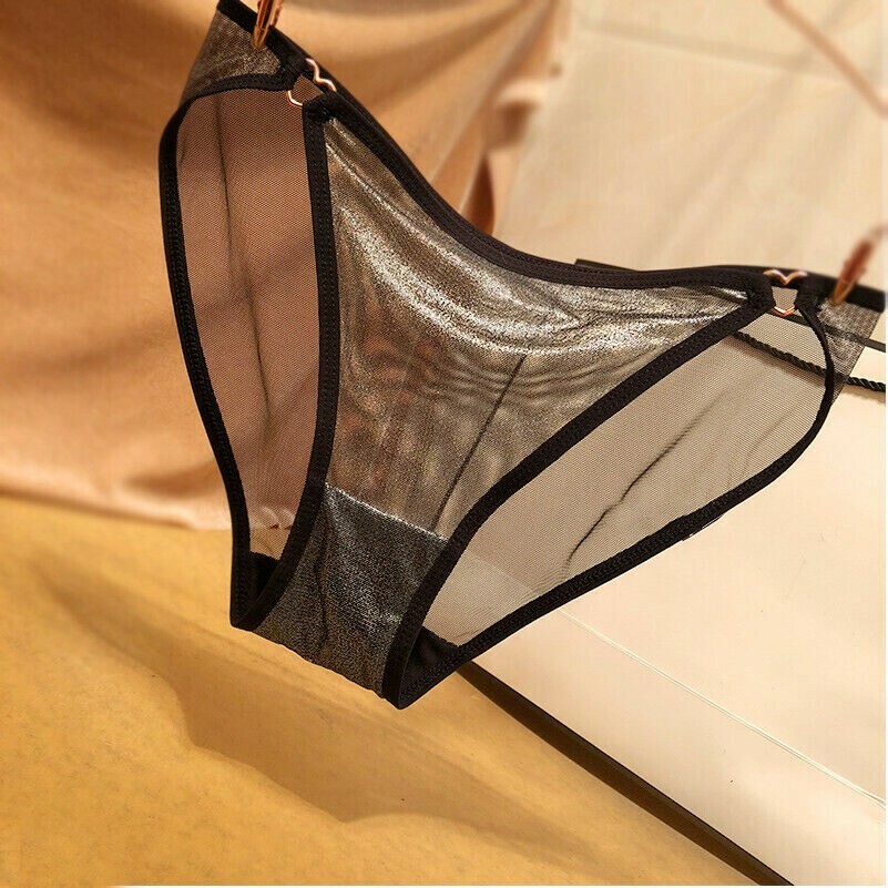 Lady Lace Sheer Briefs Panties Shiny Breathable Underwear Lingerie Japanese SPW