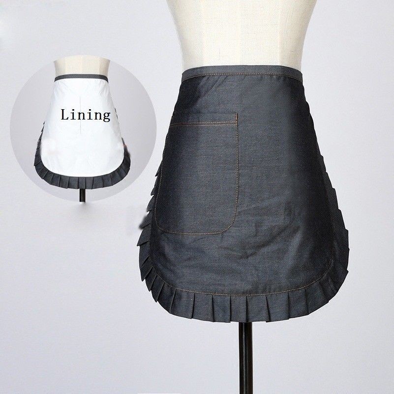 JEAN FEMMES Ruffle Poche Demi tablier Demoiselle SERVEUSE FLEURISTE chef café