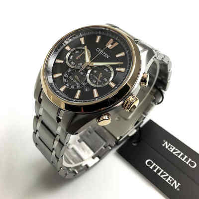 Pre-owned Citizen Men's  Eco-drive Super Titanium Chronograph Watch Ca4014-57e