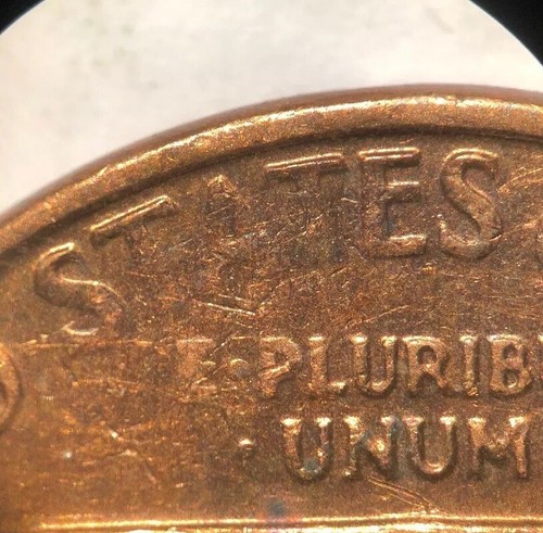 1977 Lincoln Cent Strike Through Error