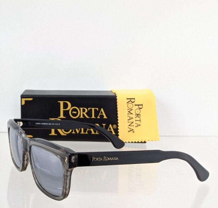 Pre-owned Porta Romana Authentic  Sunglasses Mod. 0101 Col. 101 Vintage Frame In Gray